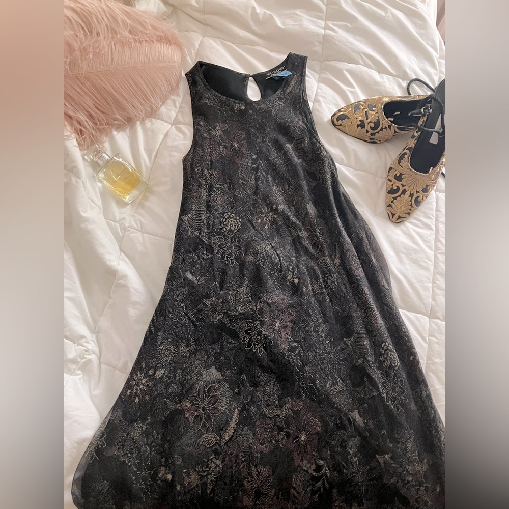 Et vous 100% French silk beautiful vintage dress sz s